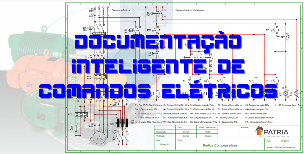 Projetos elétricos  com documentação Inteligente